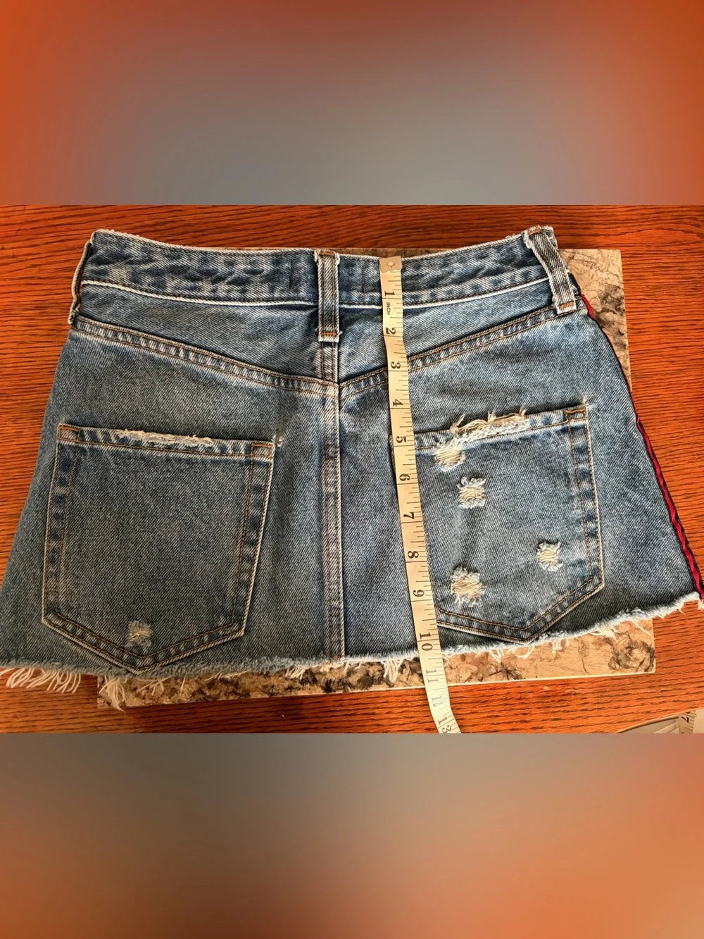 Abercrombie & Fitch Zoe Denim Micro Jean Skirt